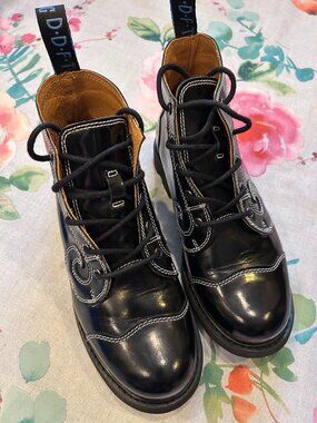 Fluevog 5-eye Derby Swirl Boots (Discontinued style)